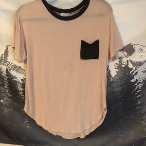 Pink and grey T-shirt